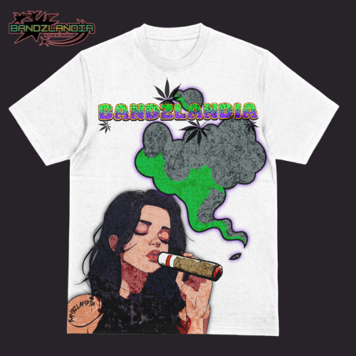 Short Sleeve Designer T-shirts (She Smoking)